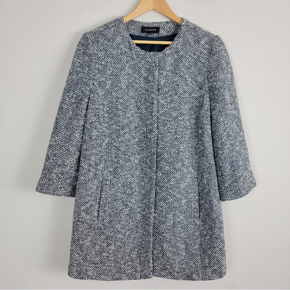Elegant Women's Gray Coat Size L